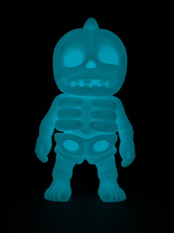 Tiny Pompoen Skeleton