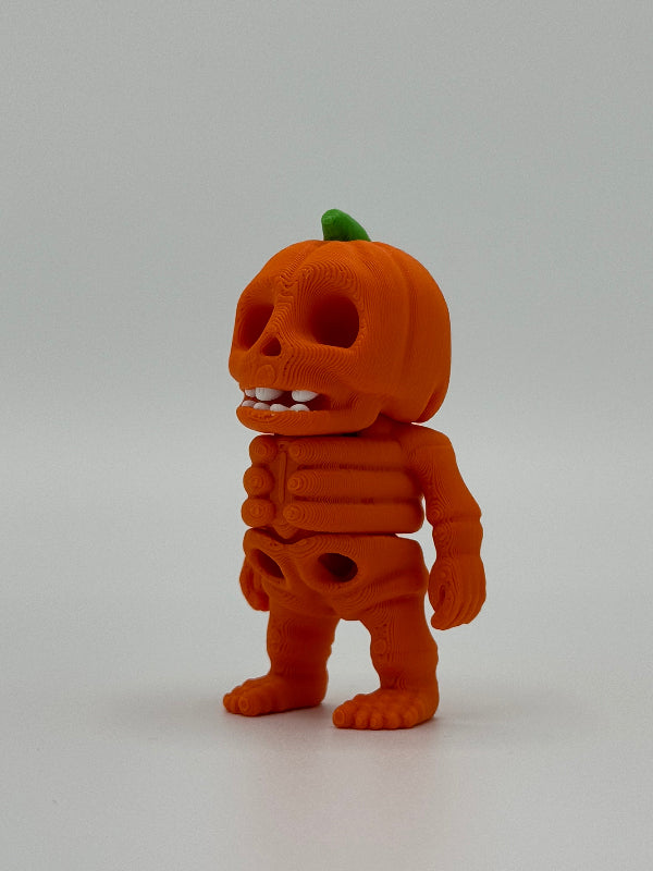 Tiny Pompoen Skeleton