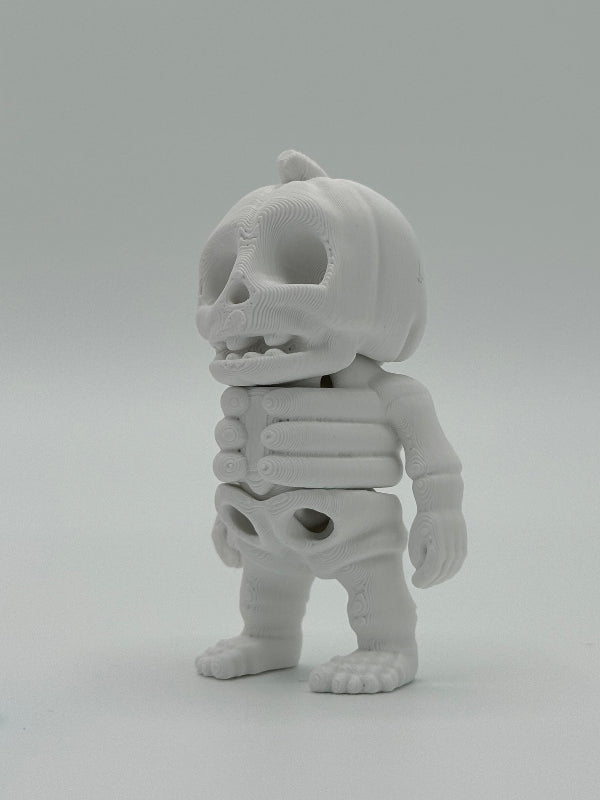 Tiny Pompoen Skeleton