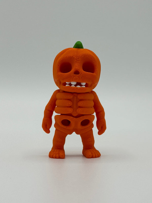 Tiny Pompoen Skeleton