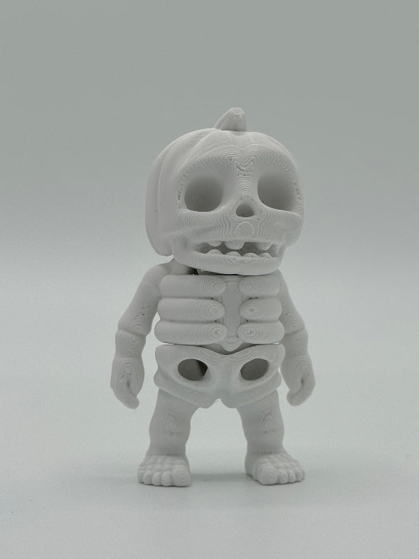 Tiny Pompoen Skeleton
