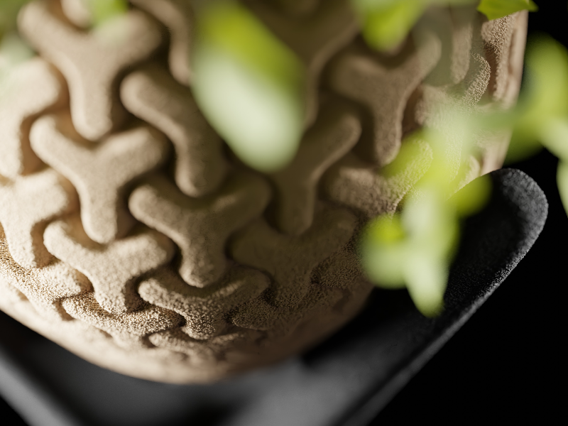 Triova Vaas met Stand - 3D Geprint