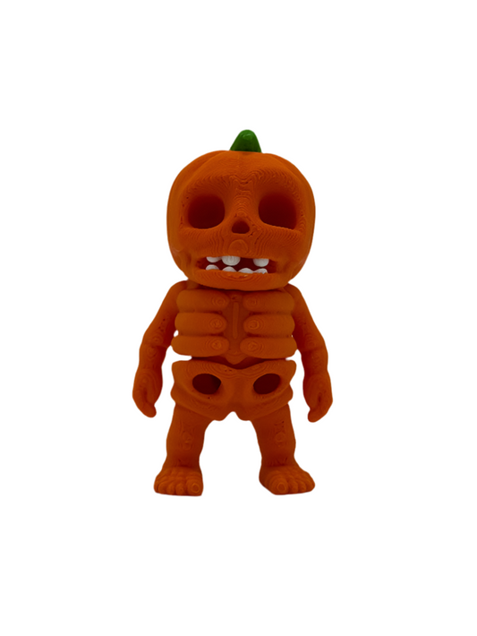 Tiny Pompoen Skeleton