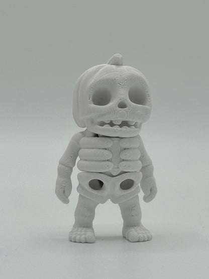Tiny Pompoen Skeleton