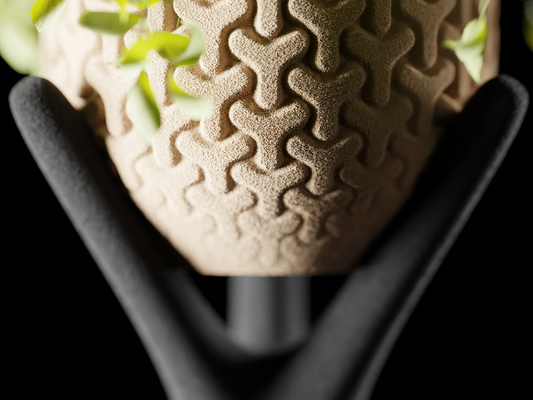 Triova Vaas met Stand - 3D Geprint